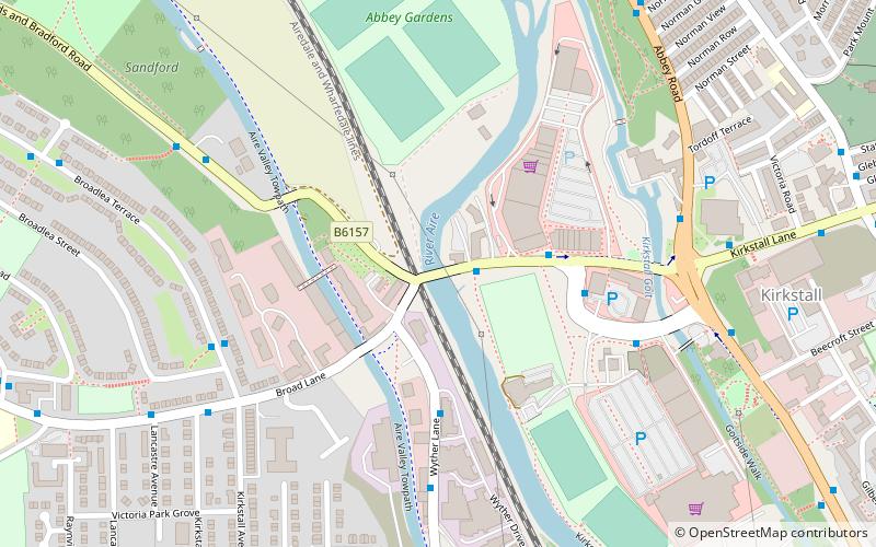 Kirkstall Bridge location map