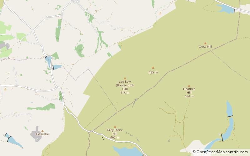 Boulsworth Hill location map
