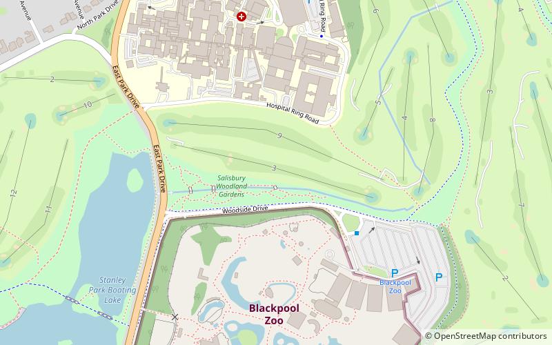 Salisbury Woodland Gardens location map