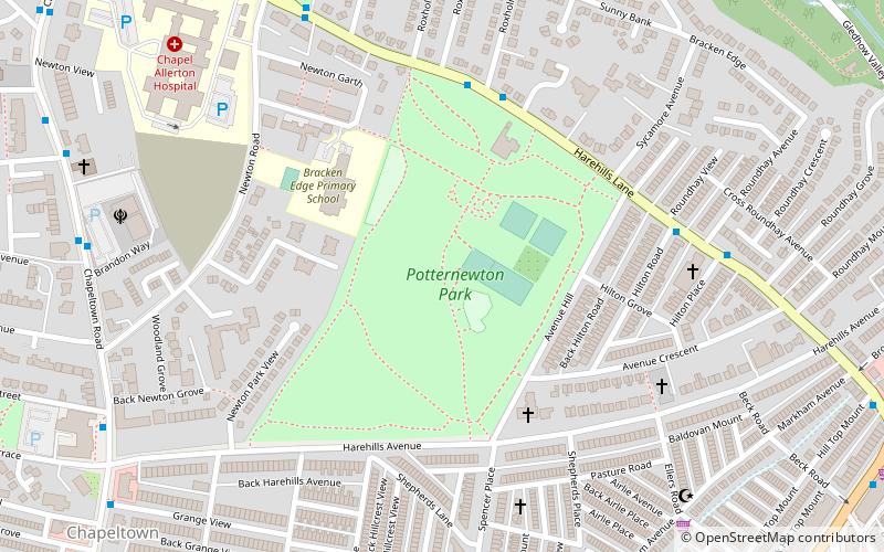 Potternewton Park location map