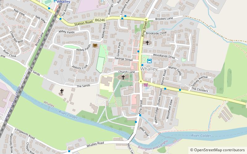 Church of St Mary and All Saints location map