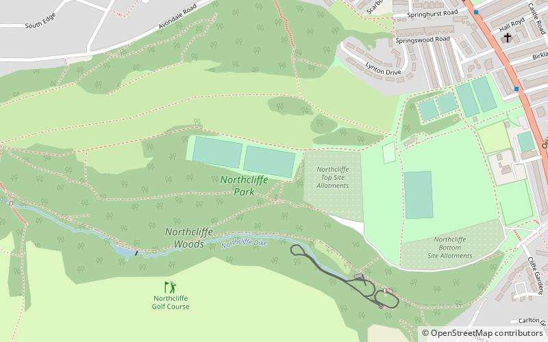 Northcliffe Park location map