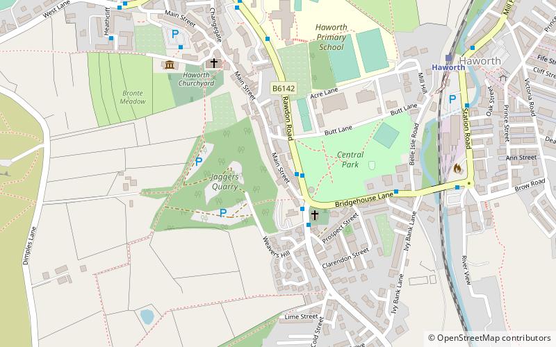 Haworth Pottery location map