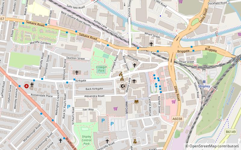 Kirkgate Centre location map