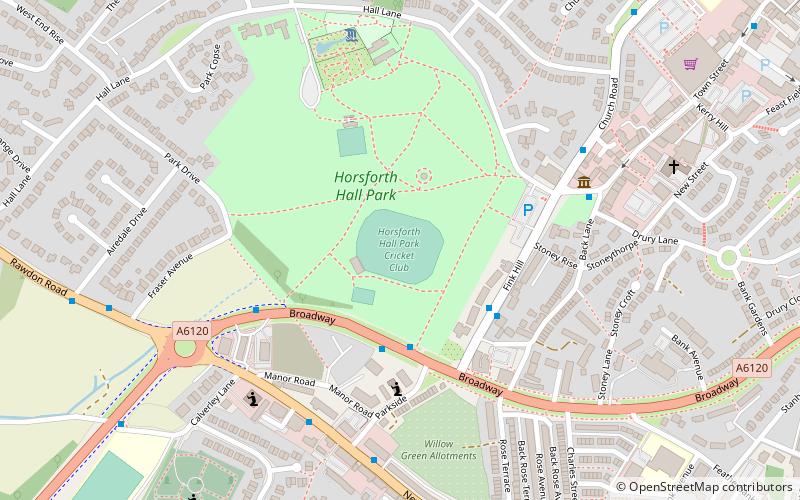 Hall Park Ground location map