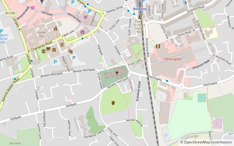 Minster Way location map
