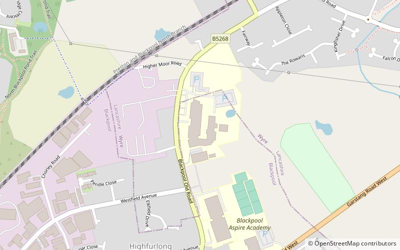 Blackpool Sixth Form College location map