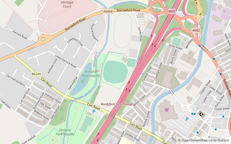 seedhill cricket ground nelson location map