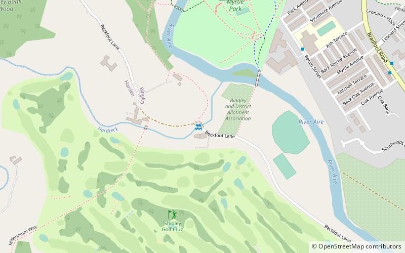 Beckfoot Bridge location map