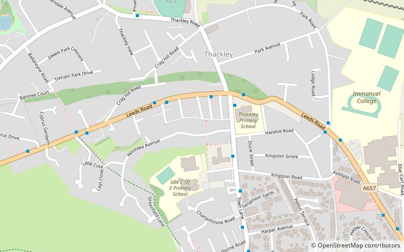 Thackley location map