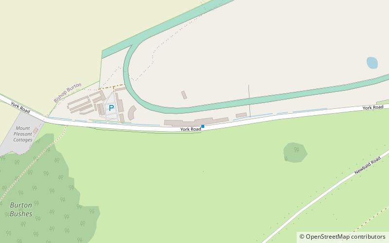 Beverley Racecourse location map