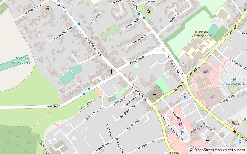 Beverley Bar location map