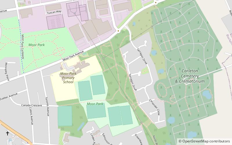 Fylde Memorial Arboretum and Community Woodland location map