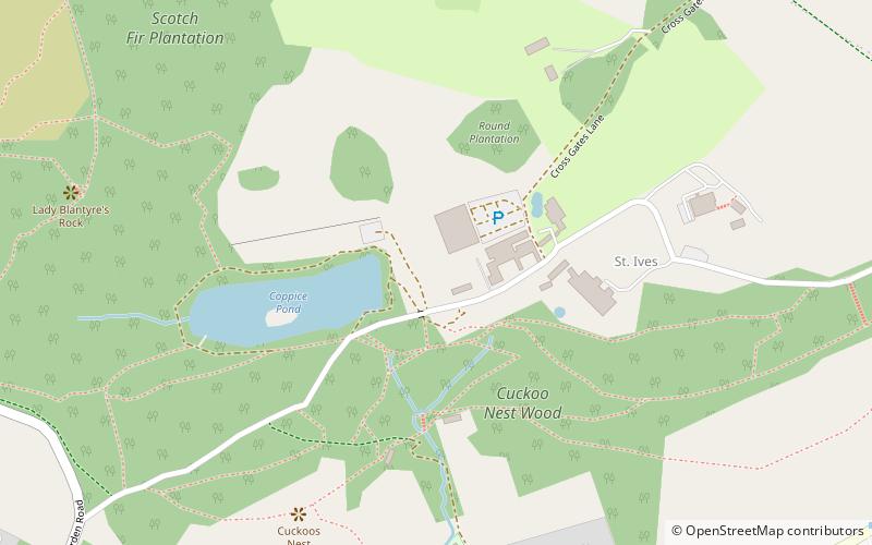 Bingley St Ives location map