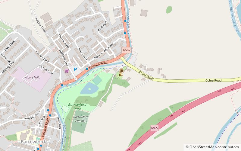 Pendle Heritage Centre location map