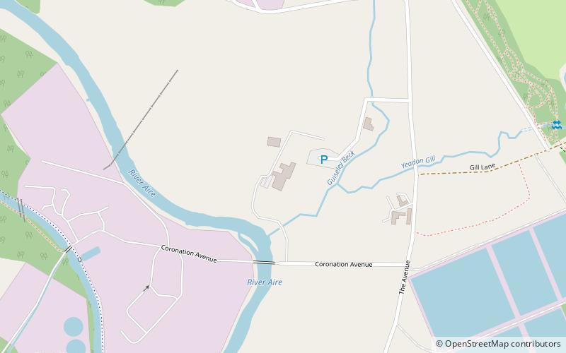 Esholt Priory location map