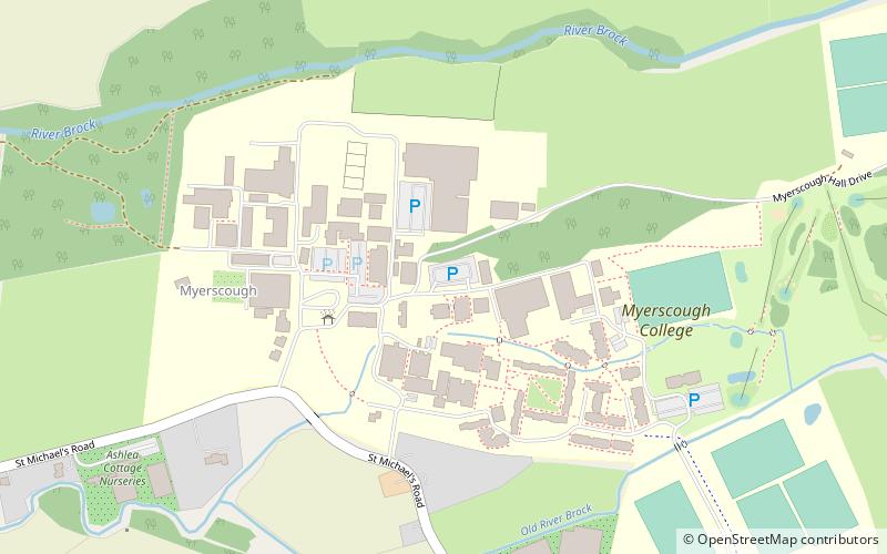 Myerscough College location map
