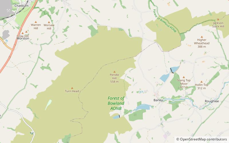 Pendle Hill location map