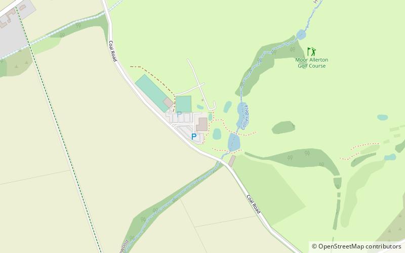 Moor Allerton Golf Club location map