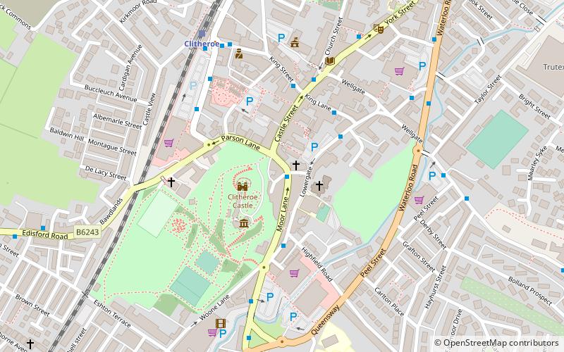 ribble valley clitheroe location map