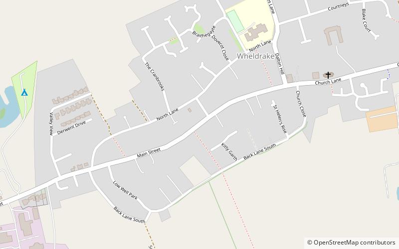 Wheldrake location map