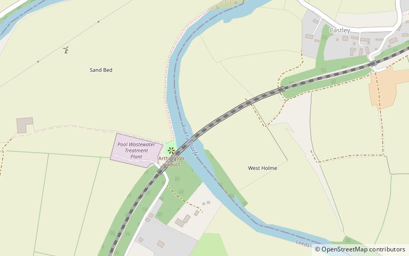 Arthington Viaduct location map