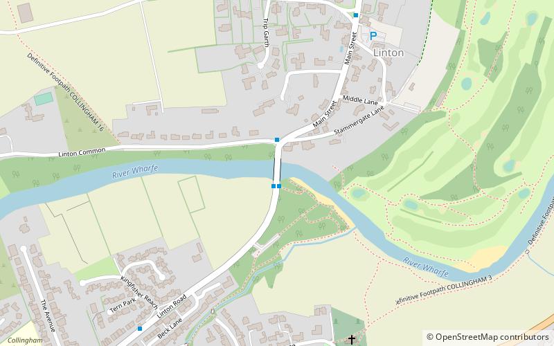 Linton Bridge location map