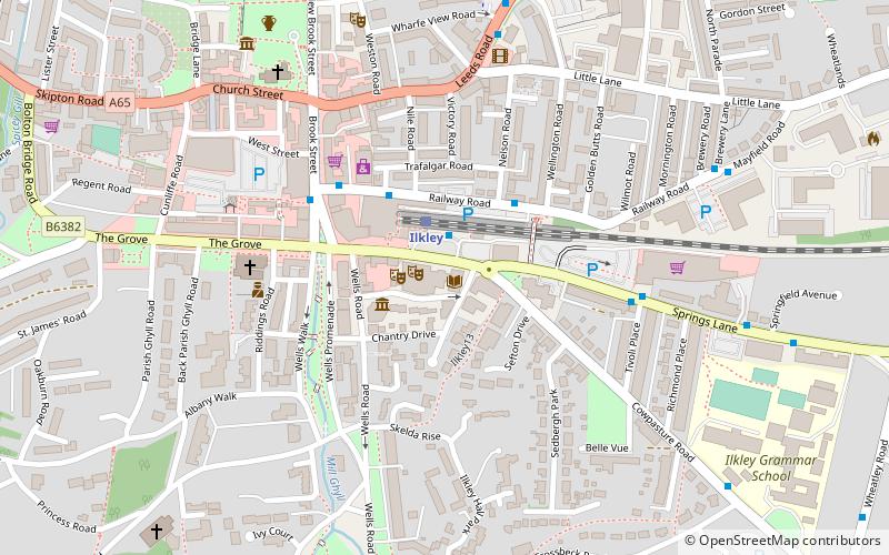 Ilkley Town Hall location map