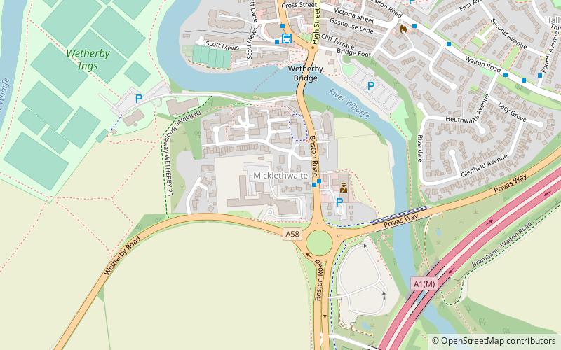 Micklethwaite location map