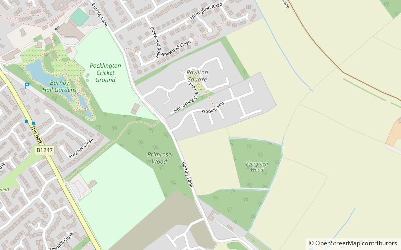 pocklington iron age burial ground location map