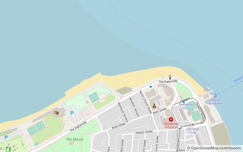Fleetwood Pier location map