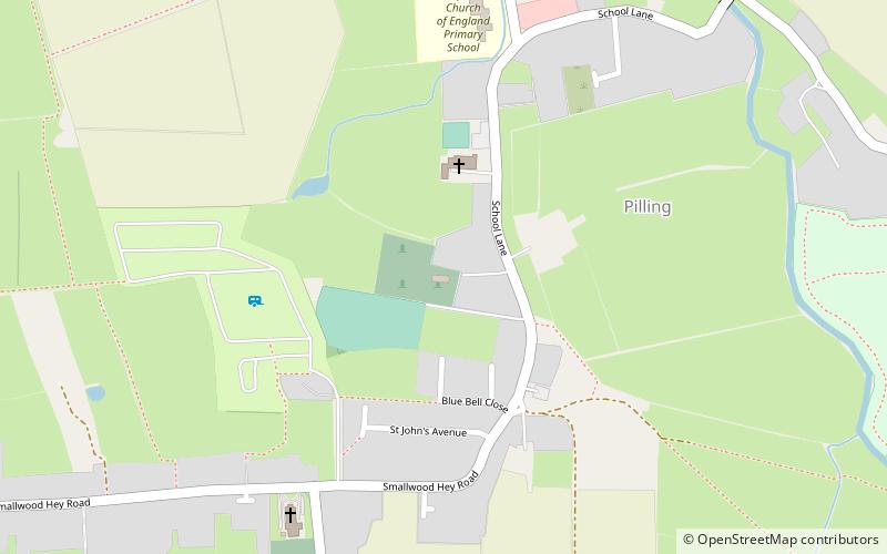 Old St John the Baptist's Church location map