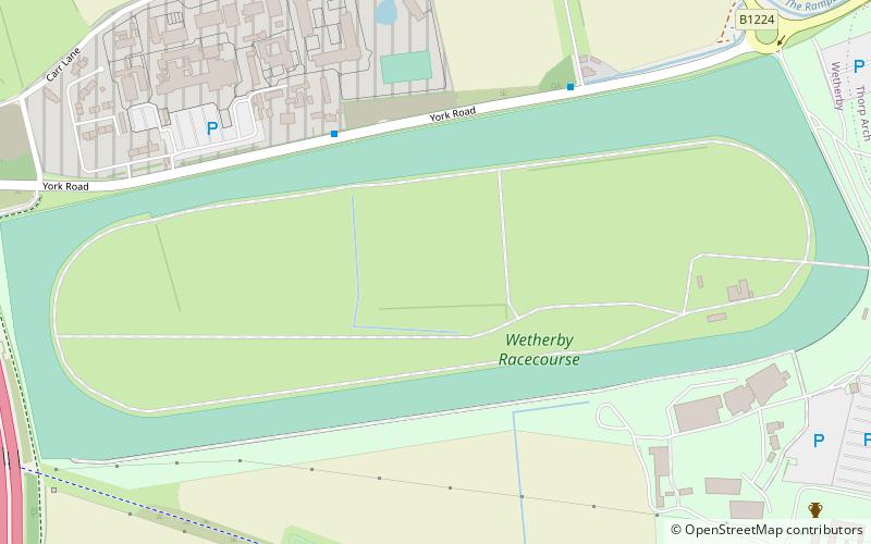 Wetherby Racecourse location map