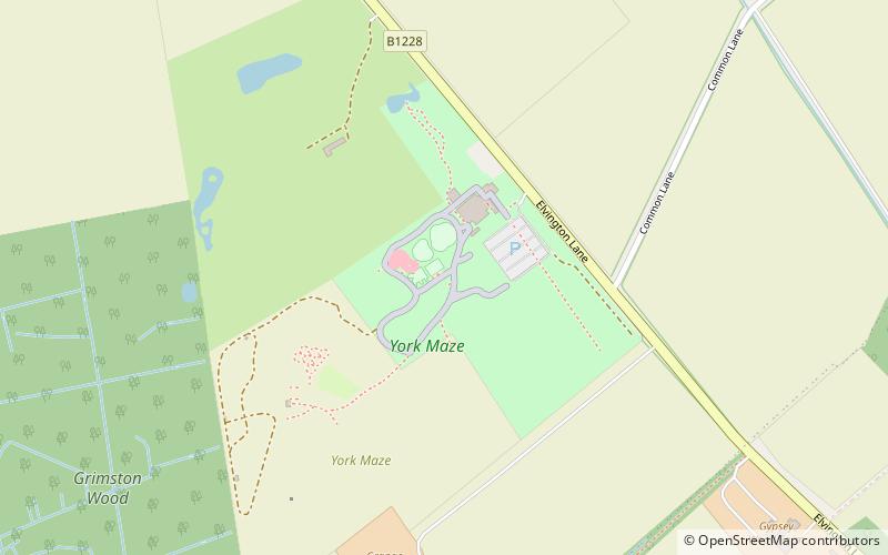 York Maze location map