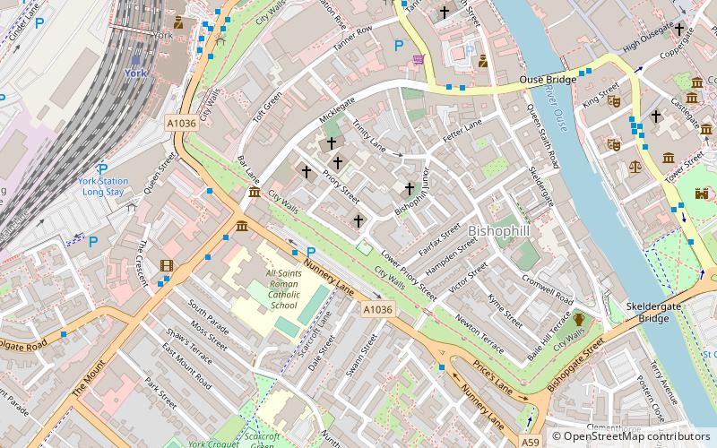 St. Columba's URC York location map