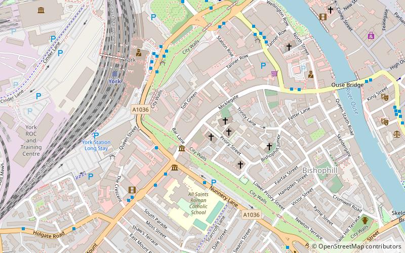 Micklegate Priory location map