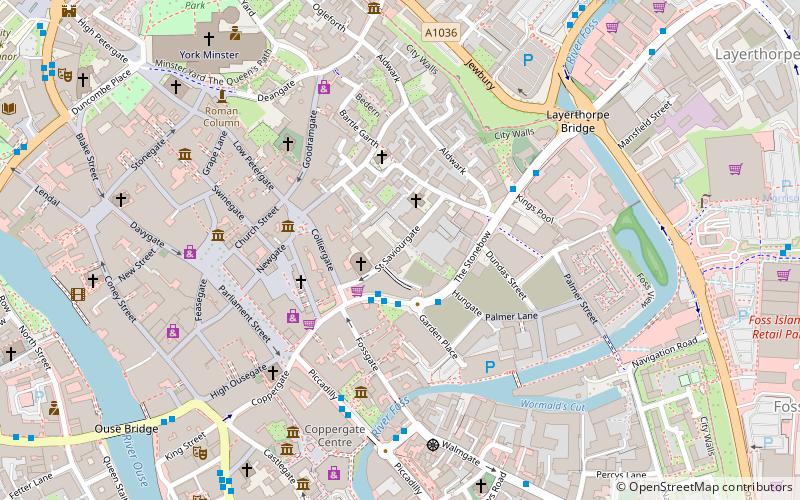 St Saviourgate location map