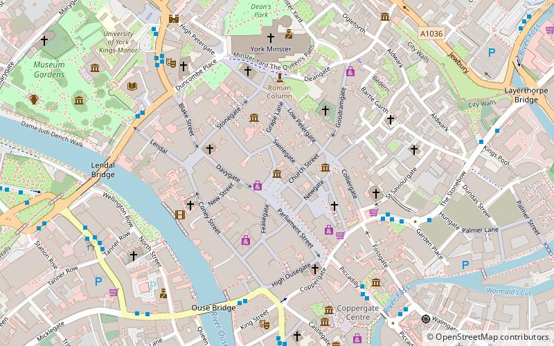 Roman Bath location map