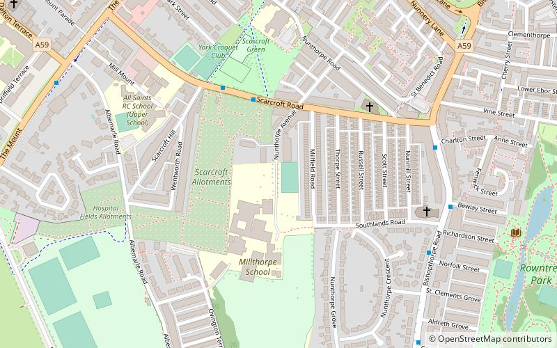Bishopthorpe Palace location map