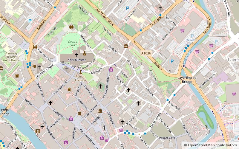 Bedern Hall location map