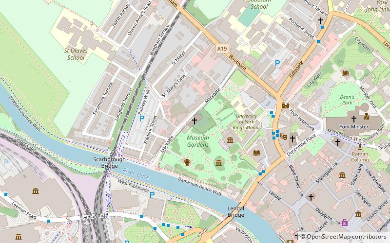 St Olave's Church location map