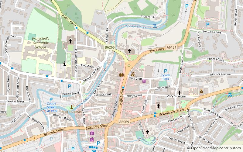 Skipton Town Hall location map