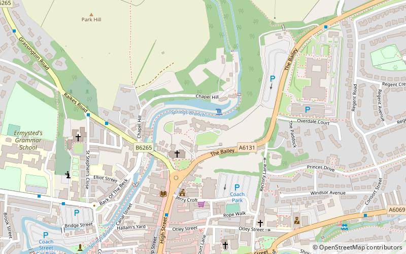 Skipton Castle location map