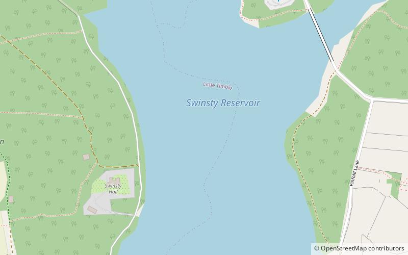 Swinsty Reservoir location map