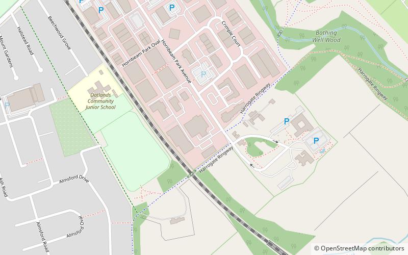 Harrogate Climbing Centre location map