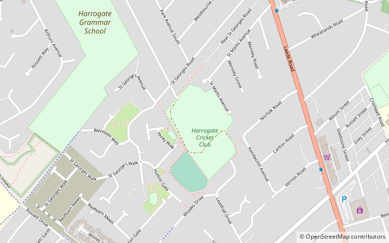 St George's Road Cricket Ground location map