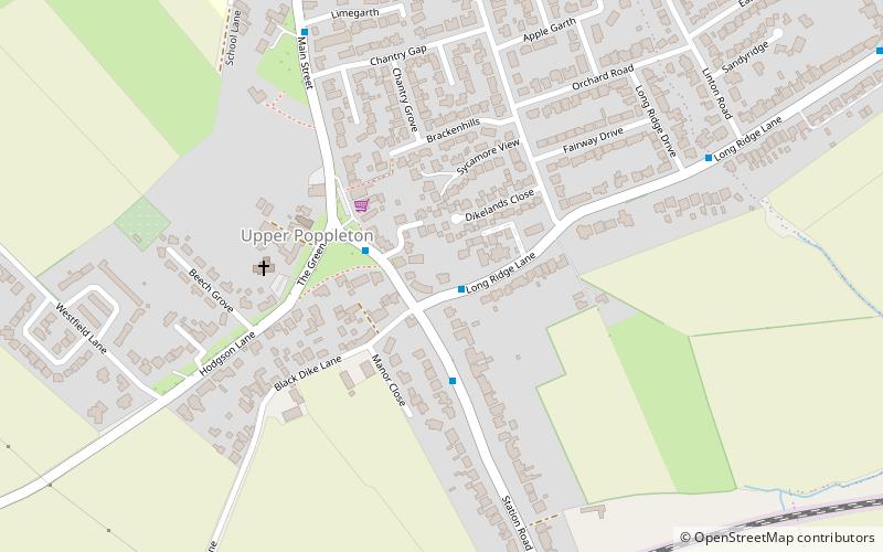 Upper Poppleton location map