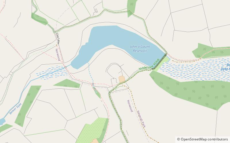 John O'Gaunt's Castle location map
