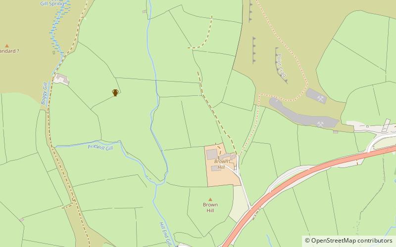 hazlewood with storiths addingham location map