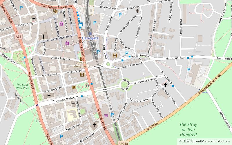 Harrogate Baptist Church location map